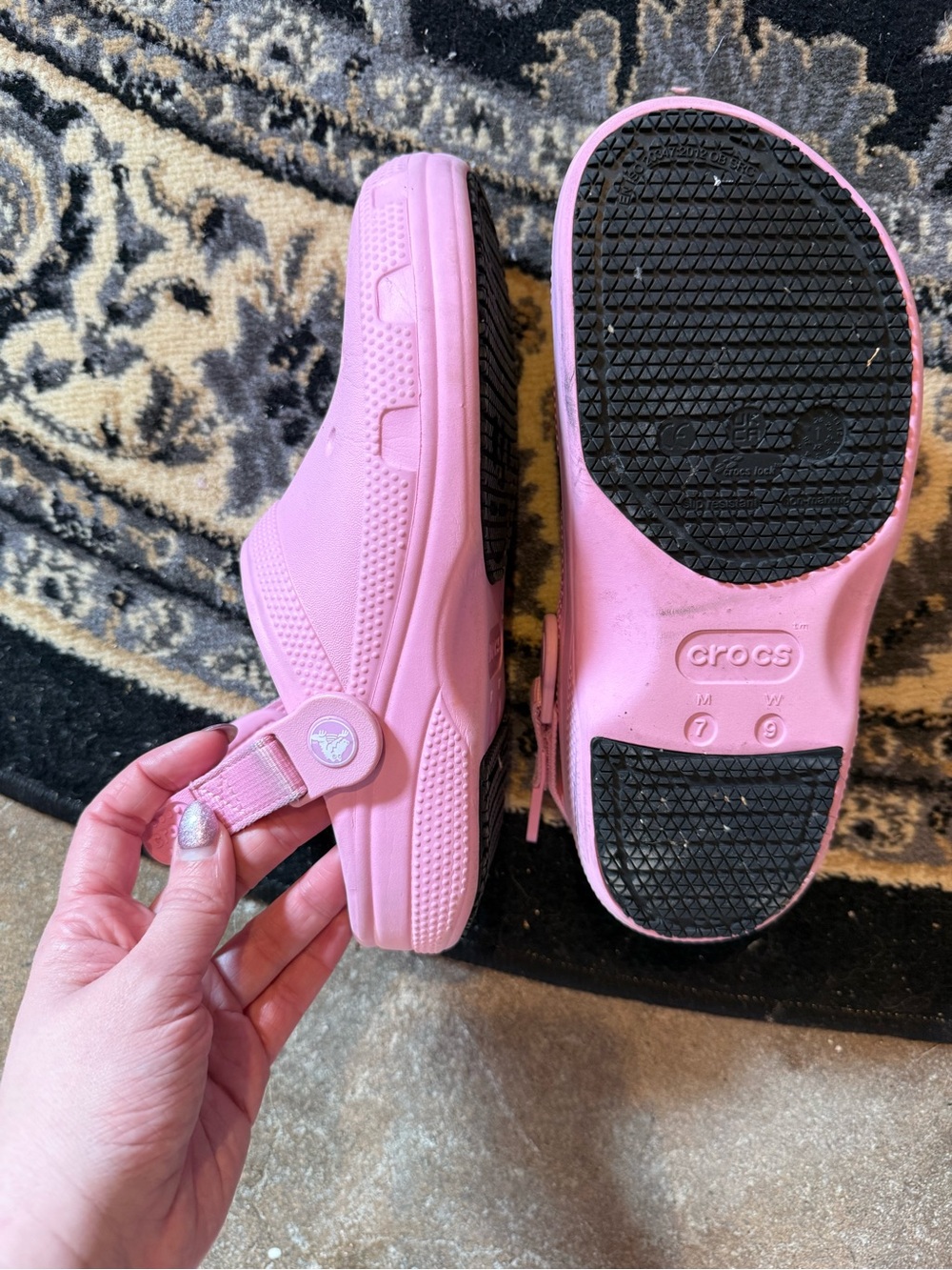 Pink Comfort Clog Shoes - Picture 3 of 6
